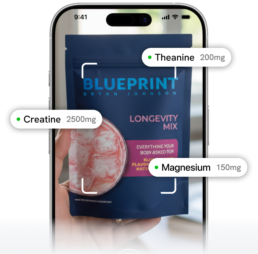 MoodStack scans any supplement and breaks down every ingredient with its real dose